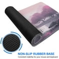 thumbnail image 3 of Rectangle Ink Painting Cherry Blossom Scenery Mouse Mat, Japanese Cherry Blossom Large Non-Slip Rubber Gaming Mouse Pad with Stitched Edges, Office Mouse Pad for Women Men Kids, 31.5x11.8in, 3 of 7