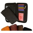 thumbnail image 2 of RFID Blocking Men's Genuine Leather Long Bifold Secretary Checkbook Wallet 19 ID Card Holder, 2 of 9