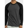 thumbnail image 4 of 3 Packs of TheLovely Men & Women Long Sleeve Baseball Raglan Tee Shirt Top (S-3XL), 4 of 4