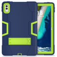 thumbnail image 6 of SaniMore Hybird Case for Lenovo Tab M10 5G 2023, Rugged Heavy Duty Protective Case Hidden Kickstand Dual Angle Stand Shockproof Anti-drop for Lenovo Tab M10 5G, Navy+Green, 6 of 9