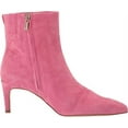 thumbnail image 6 of Sam Edelman Ulissa Pink Confetti Side Zipper Pointed Toe Kitten Heel Ankle Boots (Pink Confetti, 5), 6 of 6