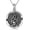 Saint Christopher-2, variant on Santa Muerte Necklace 925 Sterling Silver Amulet Medal Jewelry Amulet Gifts for Women Men