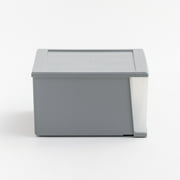 IRIS 17 Qt Medium Plastic Drawers, Under Bed Storage Bins, Stackable, Modular, Gray