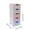 Orange, Grey, Yellow, Pink, Blue, variant on Plastic Narrow Drawers Storage Cabinet 5 Drawer Stackable Vertical Storage Tower Slim Storage Chest for Small Spaces Bathroom Bedroom (Colorful)