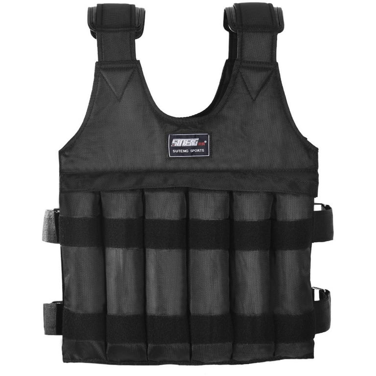 Workout Weighted Vest For Women Men Adjustable Weight 110LB