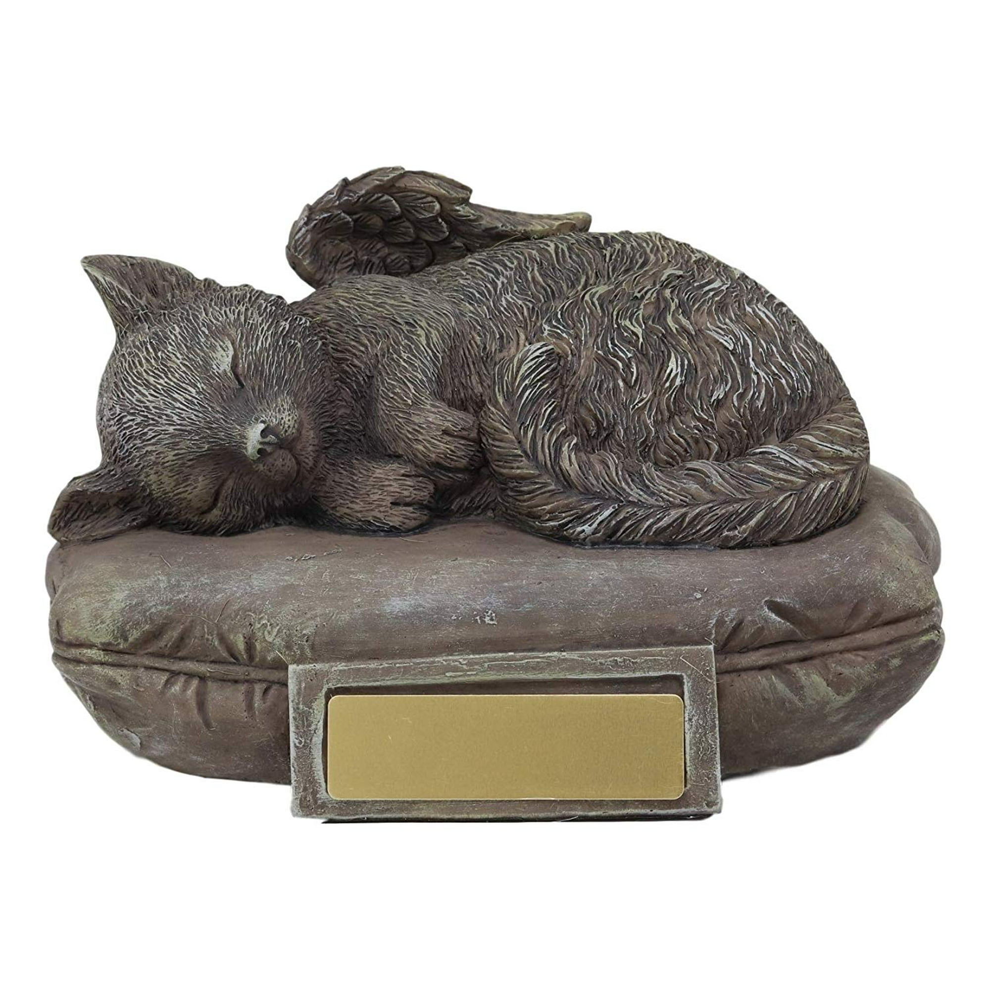 Engravable cat urns sales