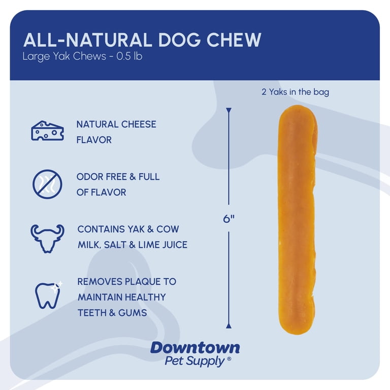 Downtown Pet Supply Himalayan Yak Chews, Dental Dog Treats, 0.5 Lb photo 3