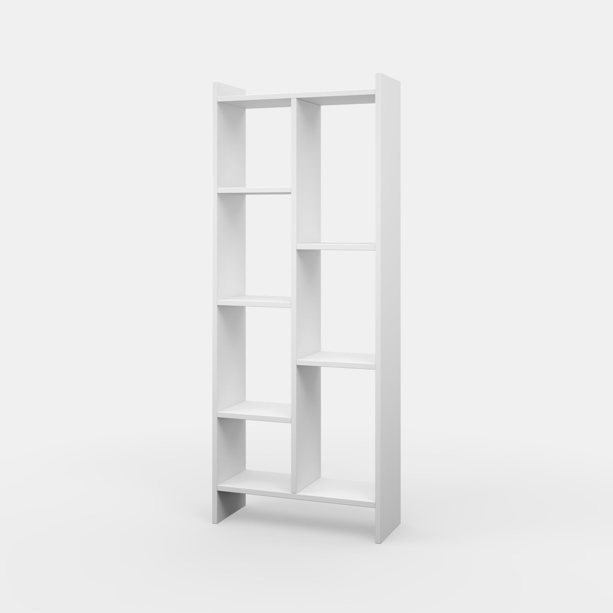 Ada Home Decor Eden 4 Tier Open Shelf Modern Bookcase, White