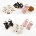 thumbnail image 2 of Baby Girls Boys Sparkly Bowknot Sandals Premium Soft Anti-Slip Rubber Sole Infant Summer Outdoor Shoes Toddler First Walkers, 2 of 6