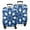 Indigo Tie Dye, variant on Indigo Tie Dye Snowflake Luggage Cover Fashion Suitcase Cover Baggage Covers Fit 25-28 Inch Luggage (Go Travel)