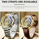thumbnail image 2 of Guardurnaity Reloj de de cuarzo resistente al agua con estilo para hombre, de Metal, para cronometraje preciso, nuevos relojes para hombre Relojes Acero plateado, 2 of 6