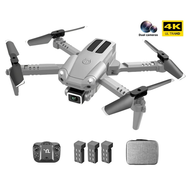 2.4GHz 4CH FPV Drone RC plegable Control de altitud Drone RC plegable con luces LED JShteea libre de BPA
