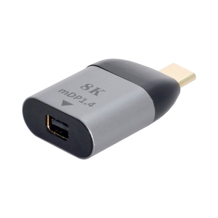 axGear USB-C Type C USB 3.1 to Mini DP Displayport Converter Adapter 8K ...