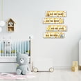thumbnail image 4 of Decoración de pared BirtDerr, 4 unidades, decoración de madera con forma de Winnie Nursery, 30 x 8 cm, 4 of 6