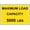 Warning Sign 1, variant on Maximum Load Capacity 5000 LBS Sign – 8x12 Inch RustFree Aluminum,Reflective & Weatherproof,HighVisibility Weight Limit Warning for Warehouse or Construction Site