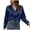 Navy, variant on Women's Button Down Shirts Work Business Tops Long Sleeve Collared Solid Color 2026 Dressy Blouses