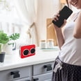 thumbnail image 4 of BELOVING Lecteur de Cassette avec Prise pour Écouteurs Convertisseur Cassette MP3 USB Rouge, 4 of 9