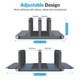 thumbnail image 4 of Soporte vertical para portátil OMOTON Double Dock de hasta 17,3", gris, 4 of 8