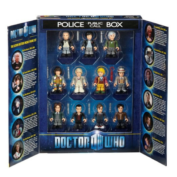 Building Figure - Doctor Who - The Eleven Doctor's Micro-Figure Set of 11 - Walmart.com