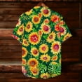 thumbnail image 4 of OGLCCG Men's Hawaiian Shirts Short Sleeve Button Down Casual Shirts Summer Floral Printed Tropical Casual Aloha Beach Shirts,XXXL,Green, 4 of 8