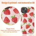 thumbnail image 2 of Cute Strawberry iPhone Case, Kawaii Red Fruit Aesthetic on Pastel Pink, Sweet Summer Berry Design for iPhone 16 15 14 13 12 11 Pro Max Plus Mini, 2 of 5