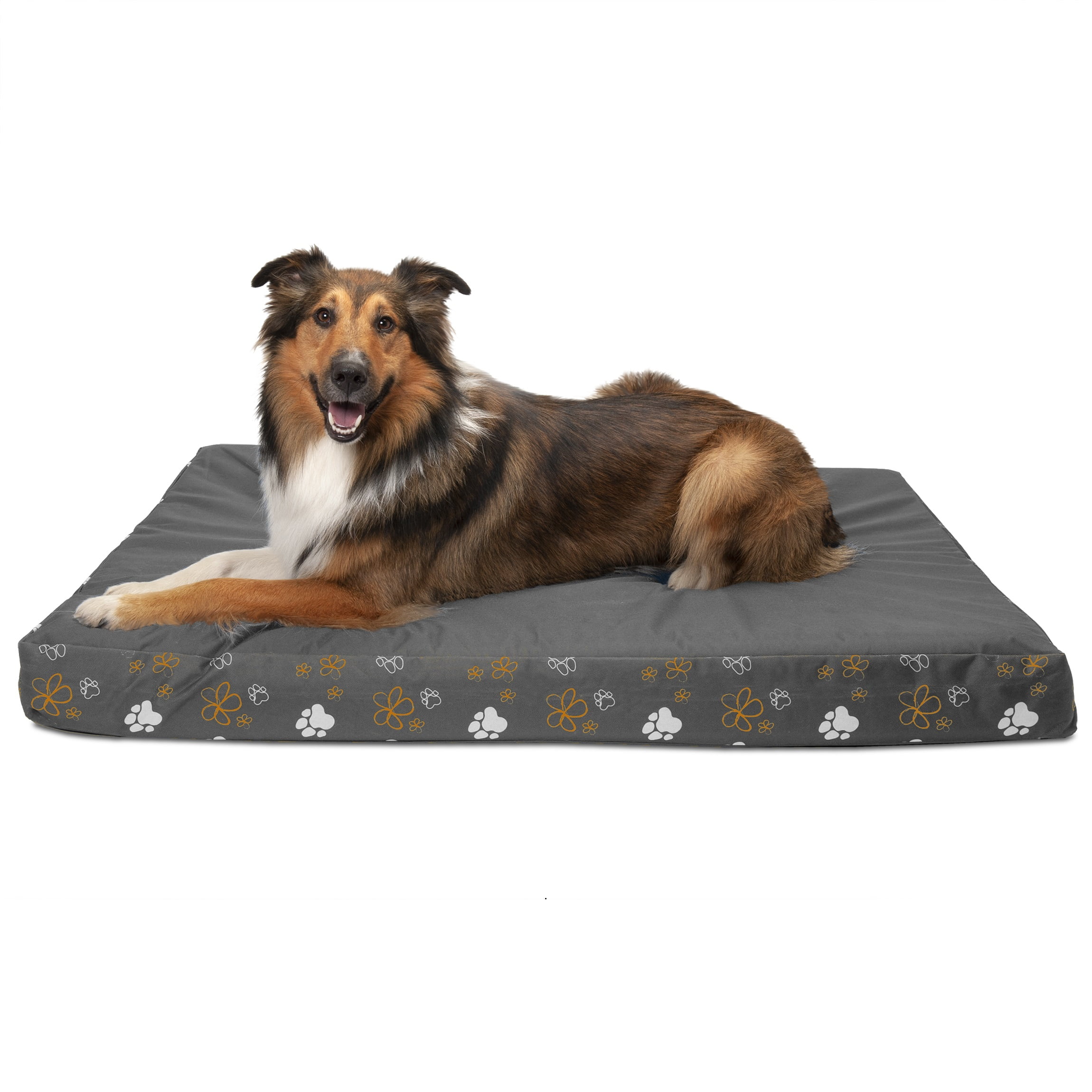 FurHaven Pet Dog Bed Deluxe Memory Foam Indoor/Outdoor Garden