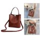 thumbnail image 4 of Bolsos de PU para mujer, bolso tipo cubo, bolsos de negocios, bolso con asa superior, gran capacidad marrón jinwen bolsos cruzados de mujer, 4 of 8
