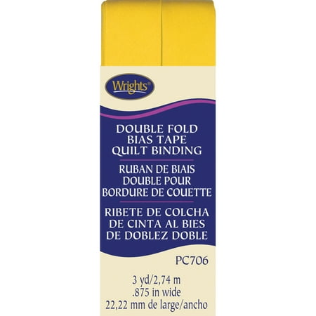 UPC: 0070659894862 | Double Fold Quilt Binding 7/8 X3yd-Yellow