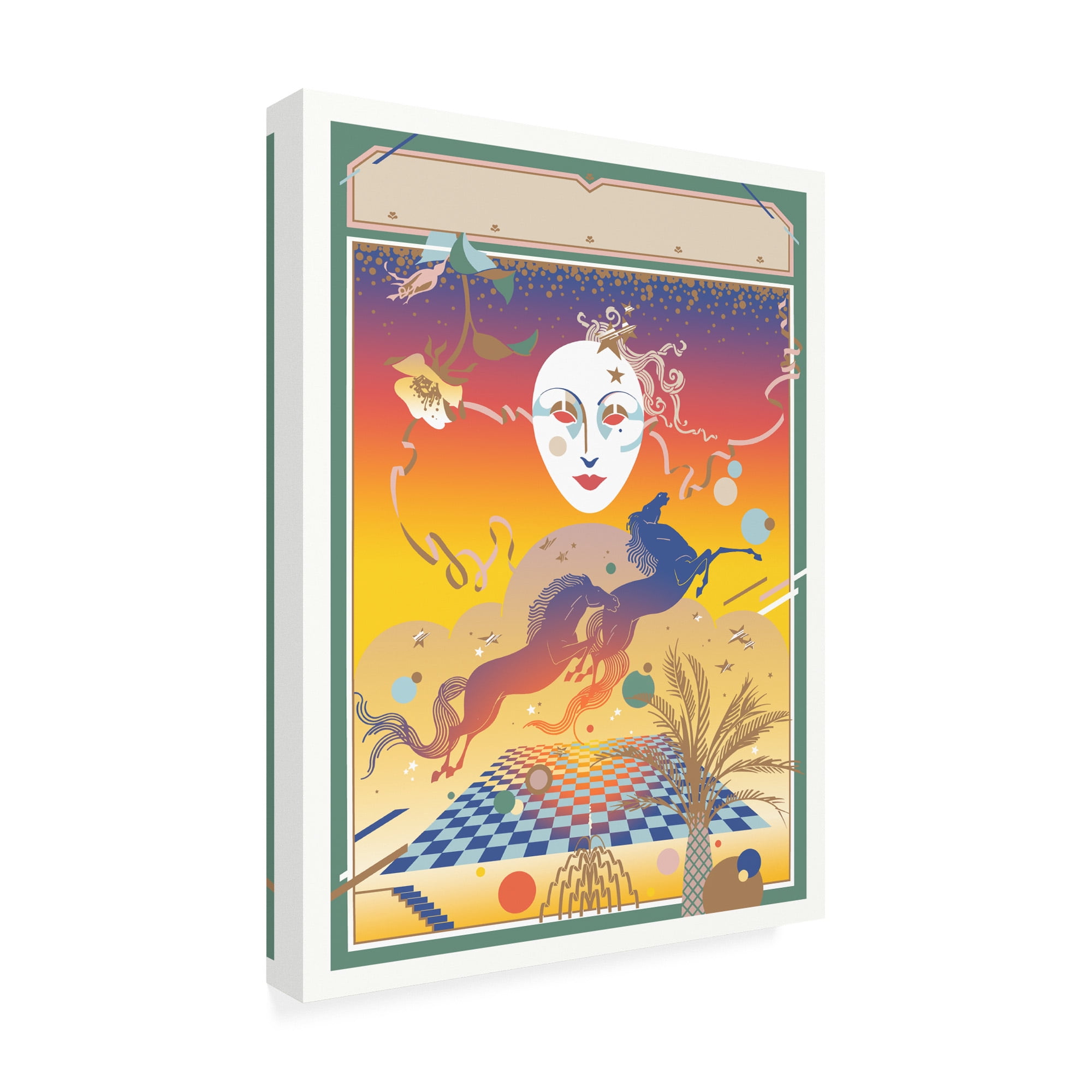 Trademark Fine Art 'Fantasy Mask' Canvas Art by David Chestnutt