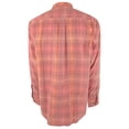 thumbnail image 2 of Men's Long Sleeve Coastline Cord Redwood Check Camp Shirt Medium, 2 of 5