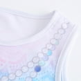 thumbnail image 5 of Gunia Girls Hawaiian Dress Sleeveless Round Neck Floral Printed Casual Home Party Beach Sundress For Toddler Kids Youth Teen Sky Blue Dress For Girls 3-12 Years, 5 of 8