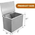 thumbnail image 2 of Luku Drop in Ice Chest, Stainless Steel Commercial Ice Bin with Hinged Cover, Outdoor Kitchen Ice Bar for Drinks, 2 of 8