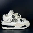 thumbnail image 1 of Ni - ke Size 7.5 - Ni - ke Air Jordan 4 Retro Military Black Men's Shoes - Ships Now, 1 of 5