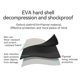 thumbnail image 3 of Llevando Bolsas Bolsas de transporte impermeables, caja de accesorios para auriculares portátil con doble cremallera, a prueba de golpes, antiarañazos, con cuerda de mano para EDIFIER W820NB, 3 of 6
