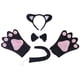 thumbnail image 3 of 4pcs Conjunto de Disfraz Gato Cosplay BLESIY Diadema Guantes Tie Tail Cola, 3 of 6