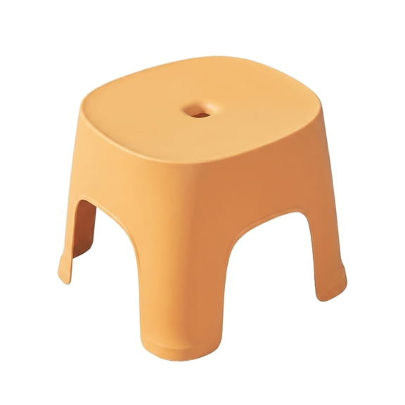 Plastic Step Stool For Adults, Portable Home Shoe Changing Seat, Non-Slip Surface Helper For Kitchen Bathroom, Easy Store