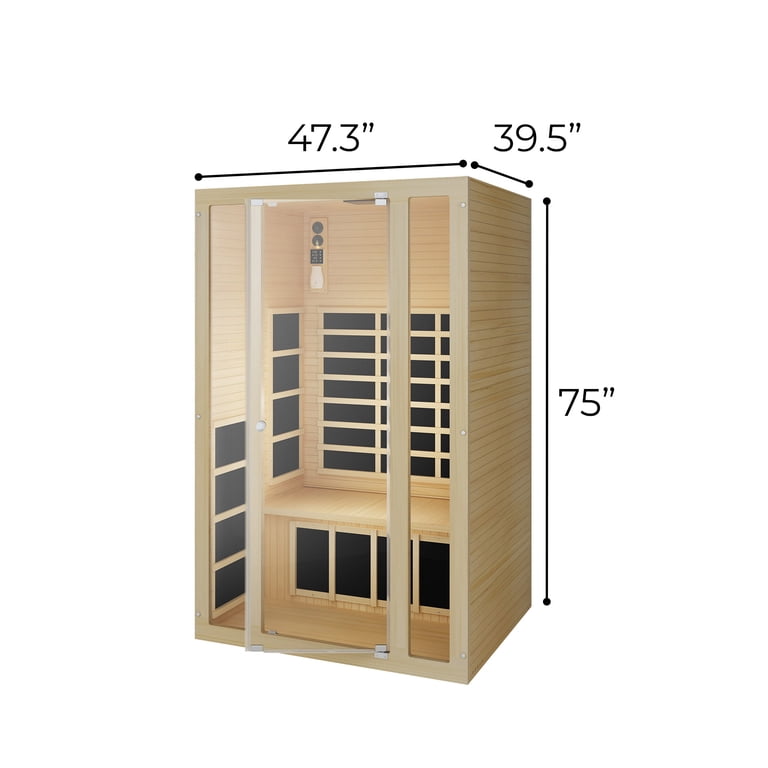 JNH Lifestyles Ensi+ 2 Person Ultra-Low EMF Far Infrared Sauna