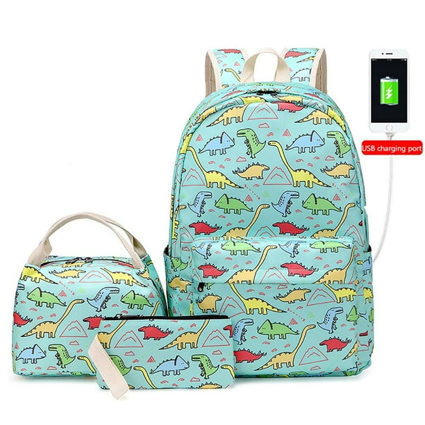 Juego De 3 Mochilas De Dinosaurio Para Ninas Y Ninos Mochila Escolar Ligera Bolsa De Viaje Al Aire Libre Para Ninos Kearding AP008182 01 Walmart en linea