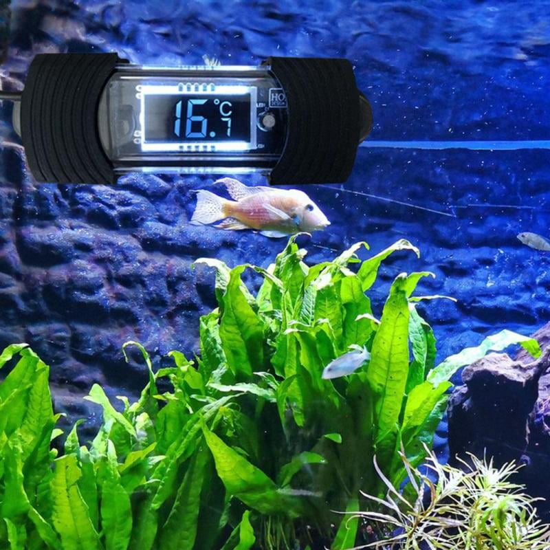 Fish Tank Thermometers Aquarium Electronic Tool for Glass Terrarium Regular