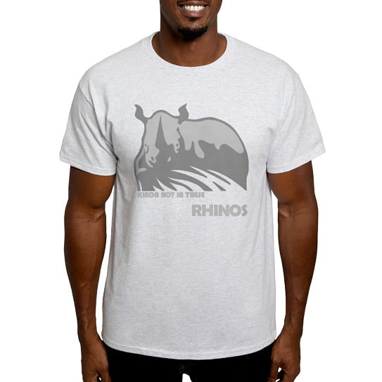 CafePress - Ace Ventura Rhinos Light T Shirt - Men's Classic Cotton T-Shirts