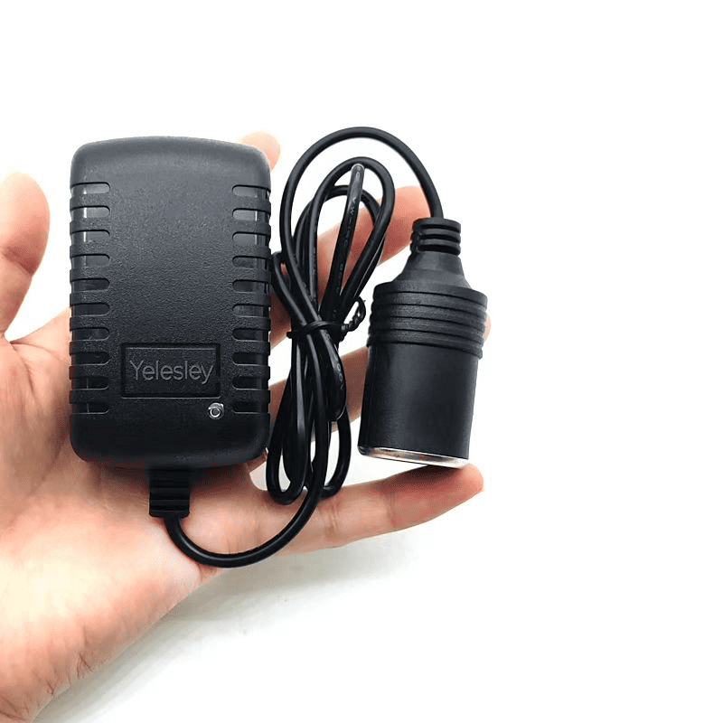Lesleyye AC to DC Converter 12V 2A 24W Car Cigarette Lighter Socket 110-240V to 12V AC/DC Power Adapter