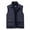 Dark Blue, variant on IROINNID Men's Sleeveless V-Neck Short Vest Solid Color Leisure Thin Workwear Vest Stand Collar Jacket Tank Tops