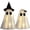 17.7 in, variant on Halloween Lighted Ghost Decorations - 2 Pcs Spooky Plastic Light up Cute Ghost Couple with Witch Hat and Black Bow, Halloween Indoor Figurines for Mantel, Shelf & Tabletop Home Party Decor, Small