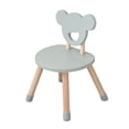 thumbnail image 3 of Silla de oso para niños Silla para niños Preciosa silla ligera compacta y portátil para Gris claro, 3 of 9