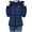 Dark Blue, variant on Mgmyaa Women's Winter Hooded Puffer Jacket Detachable Hood Quilted Long Sleeve Warm Parka Coat