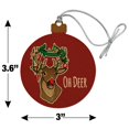 thumbnail image 6 of Oh Deer Dear Christmas Holidays Funny Wood Christmas Tree Holiday Ornament, 6 of 6