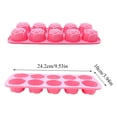thumbnail image 2 of Rose Cake Mold 10 Cavity Flower Silicone Baking Tray for Muffins Cupcakes Chocolate Candy Soap Making Floral Design Non Stick Dishwasher Safe Style B#075, 2 of 5