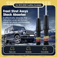 thumbnail image 6 of Pair Shock Absorber Struts for Chevy Tahoe Silverado Suburban Magnetic #84977478, 6 of 7