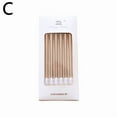 thumbnail image 1 of 6 Pcs Bougie Colorée - Anniversaire, Bachelorette, Mariage, Fête « Happy Needs », 1 of 8