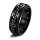 thumbnail image 3 of De Anillos De Acero Inoxidable Para Hombres Y Mujeres, Anillos Anchos Vintage, Anillo De Amistad De Compromiso, Anillos Con Cadena, Anillos Giratorios 4 Uds Moyic AP006526-01, 3 of 6